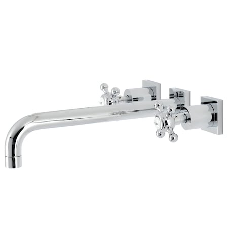 Kingston Brass KS6051BX Wall Mount Tub Faucet, Polished Chrome KS6051BX